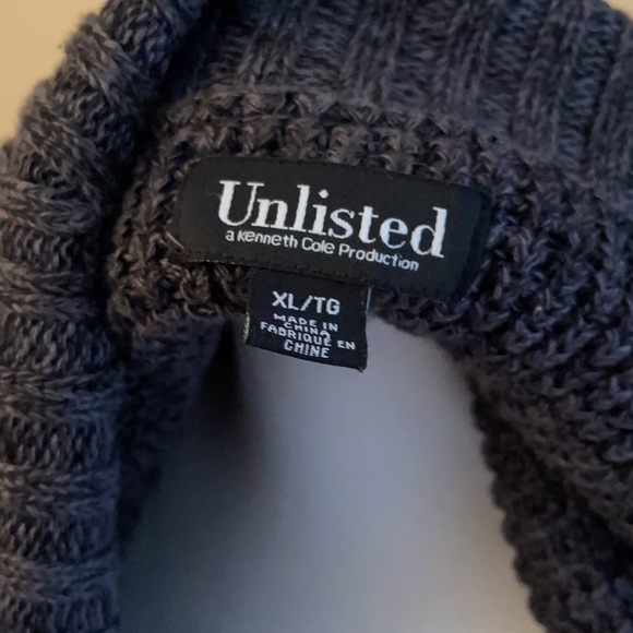 Unlisted Kenneth Cole dark gray Cardigan XL - Picture 12 of 13